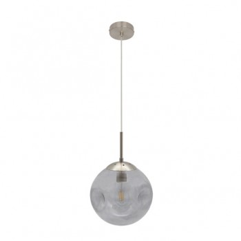 Distribuidor - Lâmpadas Diversas | Colgantes Moderno | COLGANTE PINAP 1XE27 NIQUEL/AHUMADO REGX25X25 CM Ref: 193492503